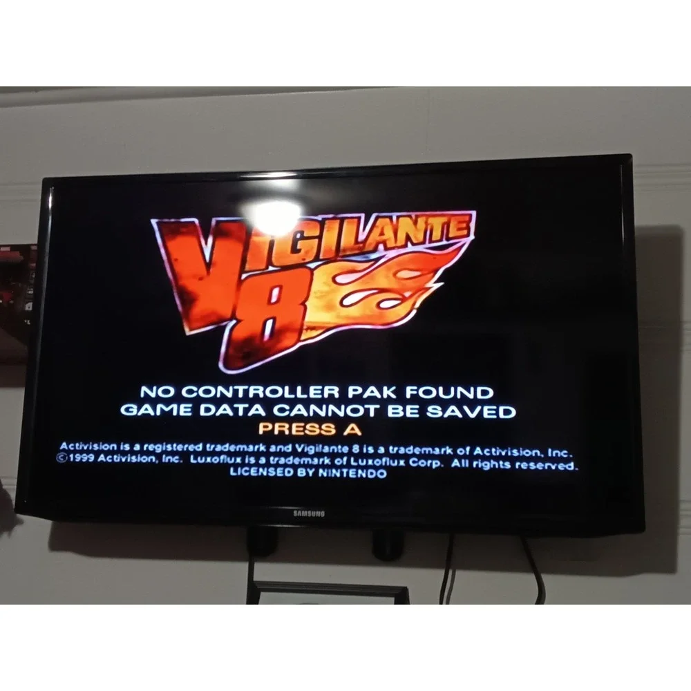 N64 Nintendo 64 Console - comes with Vigilante 8